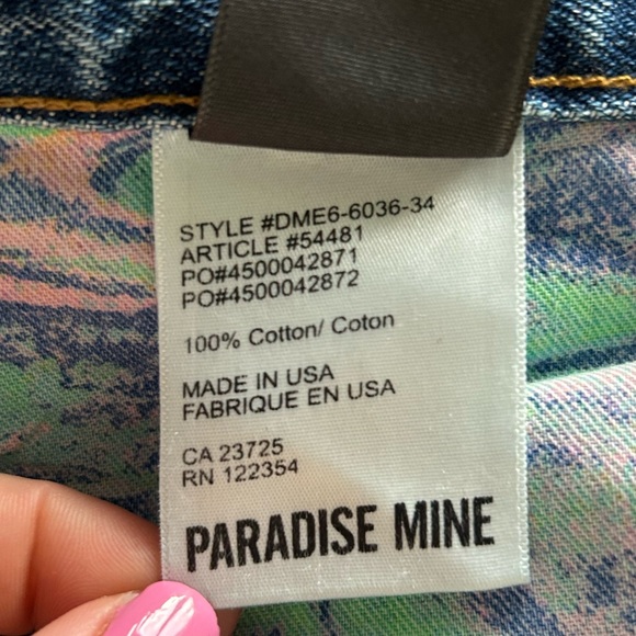 Aritzia Paradise Mine High Rise Straight Distressed Jeans - Picture 6 of 6
